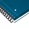 Oxford International Collegeblock caderno, DIN A4+, quadriculado, capa dura, encadernação em espiral, 80 folhas, 1 unid. 400191243