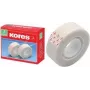 Fita adesiva invisível Kores 12 mm x 33 m fosca, escrevível, sem sombras, 24 rolos K53302