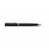 Caneta de tinta permanente Waterman Impression, laca preta, anel decorativo cromado, aparo médio, tinta azul, caixa de oferta 2225497