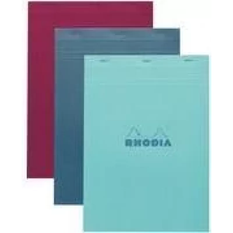 Rhodia N.º 18 caderno quadriculado A4, várias cores, pack de 5 18100C