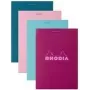 Rhodia N.º 11 caderno quadriculado A7, várias cores, 80 folhas, pack de 10 11295C