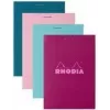 Rhodia N.º 11 caderno quadriculado A7, várias cores, 80 folhas, pack de 10 11295C