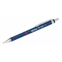 Lápis mecânico Rotring Tikky Retro 0,5 mm, azul, anéis decorativos cromados 2202566
