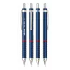 Lápis mecânico Rotring Tikky Retro 0,5 mm, azul, anéis decorativos cromados 2202566