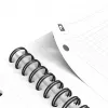 Bloco de notas Oxford International College, A4+, quadriculado, capa dura, encadernação em espiral, 80 folhas, compatível com SCRIBZEE 400191148