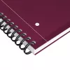 Bloco de notas Oxford International College, A4+, pautado, capa dura, encadernação em espiral, 80 folhas, 1 unid. 400194459