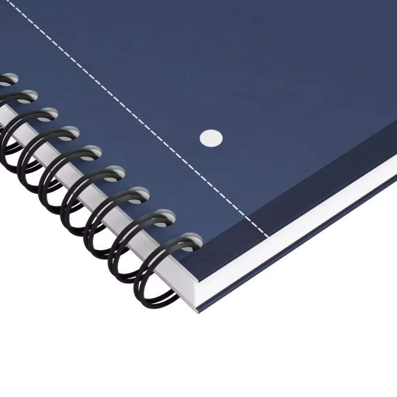 Oxford International College caderno A4+ quadriculado capa dura encadernação em espiral 80 folhas 400191240