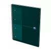 Bloco de notas Oxford International College, A4+, quadriculado, capa dura, encadernação em espiral, 80 folhas 400191242