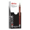 Lápis mecânico Rotring Tikky Retro 0,5 mm vermelho, bainha cromada, zona de pega em borracha 2202568