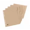 Separadores de cartão Oxford TOUAREG A4, 5 separadores, lisos, bege, papel reciclado 280 g/m², furação universal (1 conjunto) 100204964