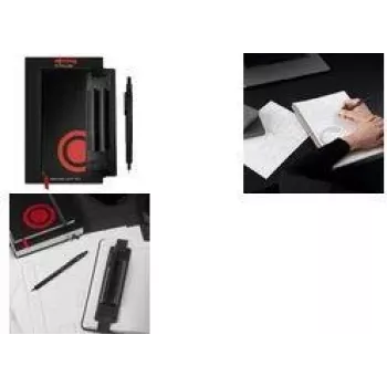 Lápis mecânico Rotring 600 0,5 mm preto conjunto de oferta 2224710