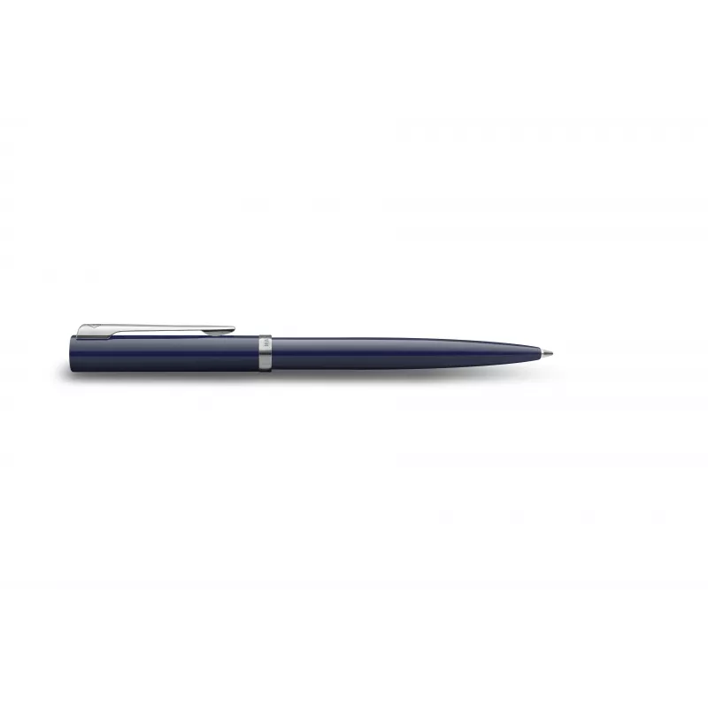 Caneta de esferográfica Waterman Impression – laca azul, anel decorativo cromado, ponta média, caixa de oferta 2225468
