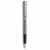 Caneta de tinta permanente Waterman Allure Impression, aço inoxidável com guarnição dourada, aparo médio 2225494