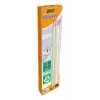 Lápis de grafite BIC Evolution PASTEL HB 2 mm várias cores pastel pack de 12 518307