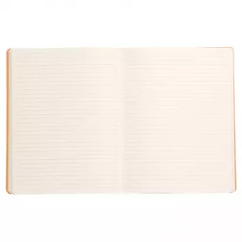 Caderno RHODIA RHODIARAMA B5 pautado preto em pele sintética 80 folhas 117502C