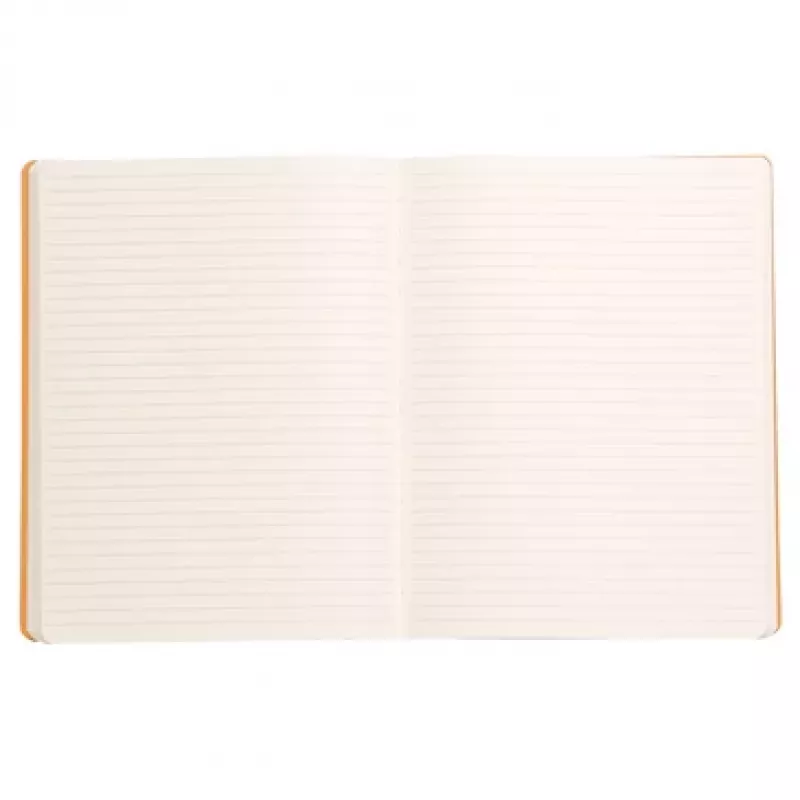 Caderno RHODIA RHODIARAMA B5 pautado preto em pele sintética 80 folhas 117502C