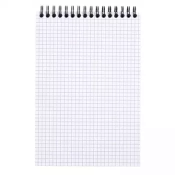 Caderno de espiral quadriculado Rhodia No. 16 A5, preto 165009C
