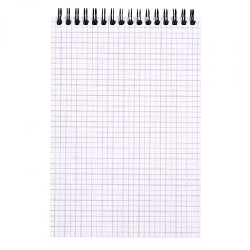 Caderno de espiral quadriculado Rhodia No. 16 A5, preto 165009C