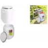 EDA Barril de armazenamento 50L branco em plástico com tampa 010559 NA