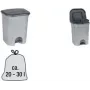 Balde de pedal keeeper Torge, 2x 11 litros, prateado 1153616000000