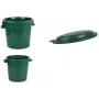 Contentor de resíduos EDA 75 L para exterior verde plástico reciclado 013011 V.CA VX8