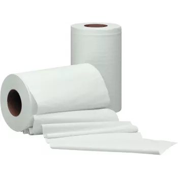 Rolo de limpeza multiusos TORK Reflex, 2 folhas, branco, 67 m, perfurado, não gofrado, 1 rolo (473474)