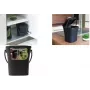 Compostor EDA KOMPOST 6L antracite com tampa e asa, plástico reciclado 013119 R G.ANT