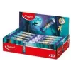 Borracha Maped DRAGON em plástico, formato batom, twist-out, expositor de 20 152025
