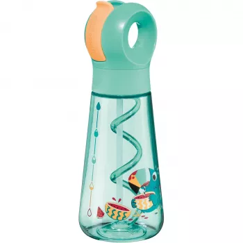 Garrafa de água Maped PICNIK TUKAN 0,5 L verde Ecozen com palhinha 873103