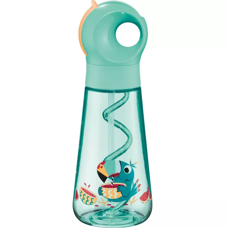 Garrafa de água Maped PICNIK TUKAN 0,5 L verde Ecozen com palhinha 873103