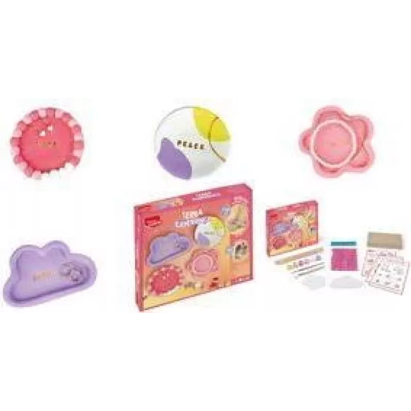 Conjunto de olaria Maped Creativ Terra Experience | Kit de argila de secagem ao ar para crianças a partir dos 6 anos 907300