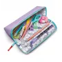 Estojo triangular Maped XXL Classic Pastel Sweet Purple com abertura extra larga e design de dois lados 931910