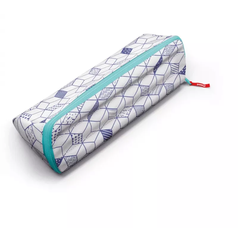 Estojo triangular Maped XXL Classic Pastel Sweet Purple com abertura extra larga e design de dois lados 931910