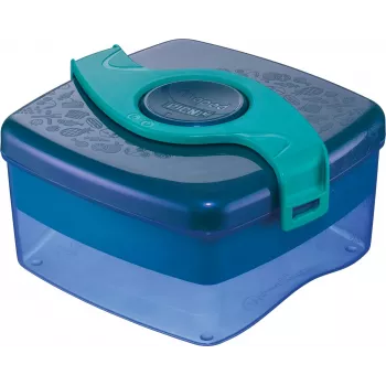 Lancheira Maped PICNIK ORIGINS 1,4L aqua com 2 compartimentos, recipiente removível e separador 870108