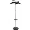 Bengaleiro MAUL Wavy-2 com porta-chapéus de chuva, prateado/preto 9405390