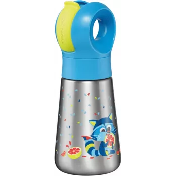 Garrafa térmica Maped PICNIK guaxinim, 350 ml em aço inoxidável com palhinha 873001