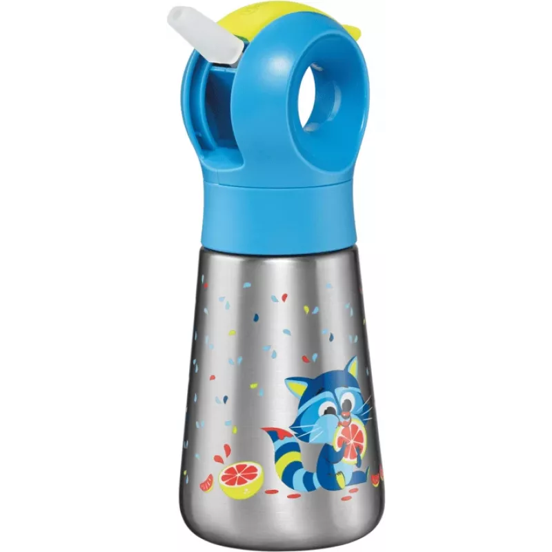Garrafa térmica Maped PICNIK guaxinim, 350 ml em aço inoxidável com palhinha 873001