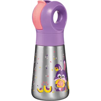 Garrafa térmica Maped PICNIK coelho, 350 ml em aço inoxidável com palhinha 873002