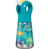 Garrafa térmica Maped PICNIK Jungle Fever, 350 ml em aço inoxidável turquesa com palhinha