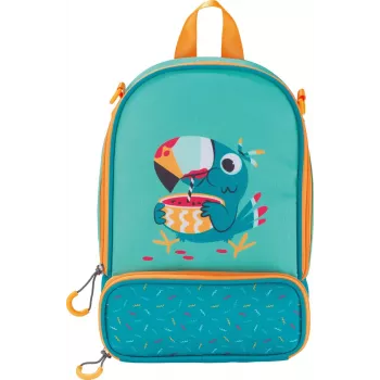 Mochila infantil Maped PICNIK TUKAN, mochila verde de jardim de infância, poliéster, compartimento principal grande – 1 unidade (879003)