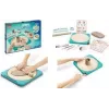 Conjunto de olaria Maped Creativ para crianças a partir dos 5 anos, argila de secagem ao ar com 6 cores, ferramentas, pincel e verniz 907224