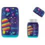Borracha e afia-lápis combinados Maped Pixel Party, dois furos, depósito de aparas transparente, várias cores 049223