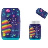 Borracha e afia-lápis combinados Maped Pixel Party, dois furos, depósito de aparas transparente, várias cores 049223