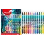 Marcadores Maped DRAGON, 12 cores diferentes, ponta redonda 2,8 mm, estojo de cartão 845434