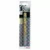 Broca helicoidal Bosch HSS 6 mm revestida a TiN DIN 338 haste cilíndrica 2609255100