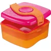 Lancheira Maped PICNIK ORIGINS 1,4L rosa/laranja com 2 compartimentos e recipiente removível 870107
