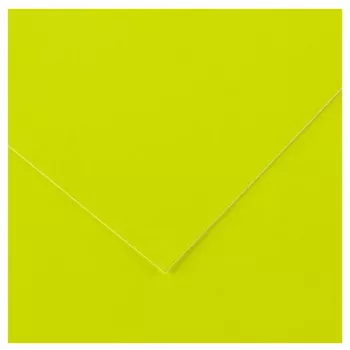Papel colorido Canson Vivaldi, 500 x 650 mm, 250 g/m², amarelo néon, 25 folhas (C200403809)