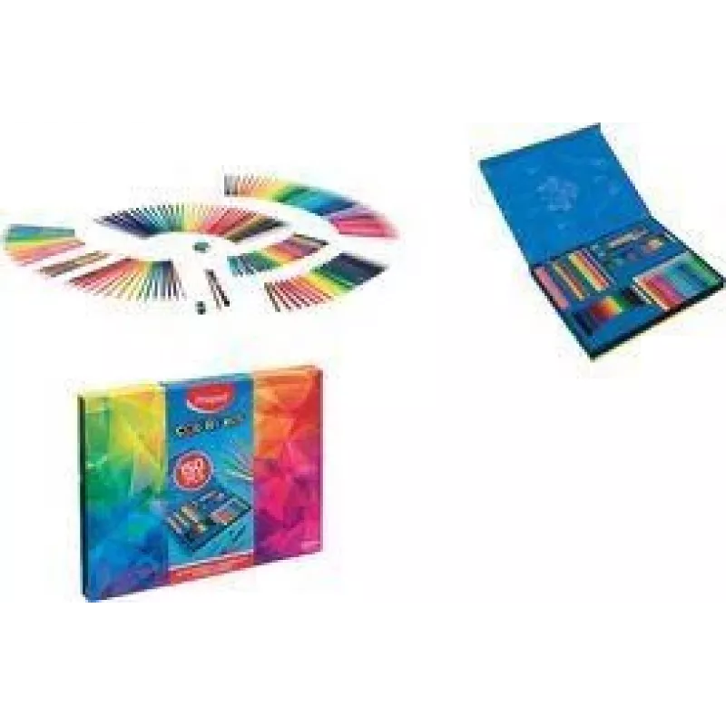 Conjunto de arte e desenho Maped COLOR'PEPS de 150 peças com caixa de armazenamento 984726