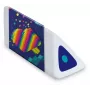 Borracha de plástico Maped Pyramide PIXEL PARTY, branco, sem ftalatos e sem PVC, secção triangular, caixa expositora de 24 119523