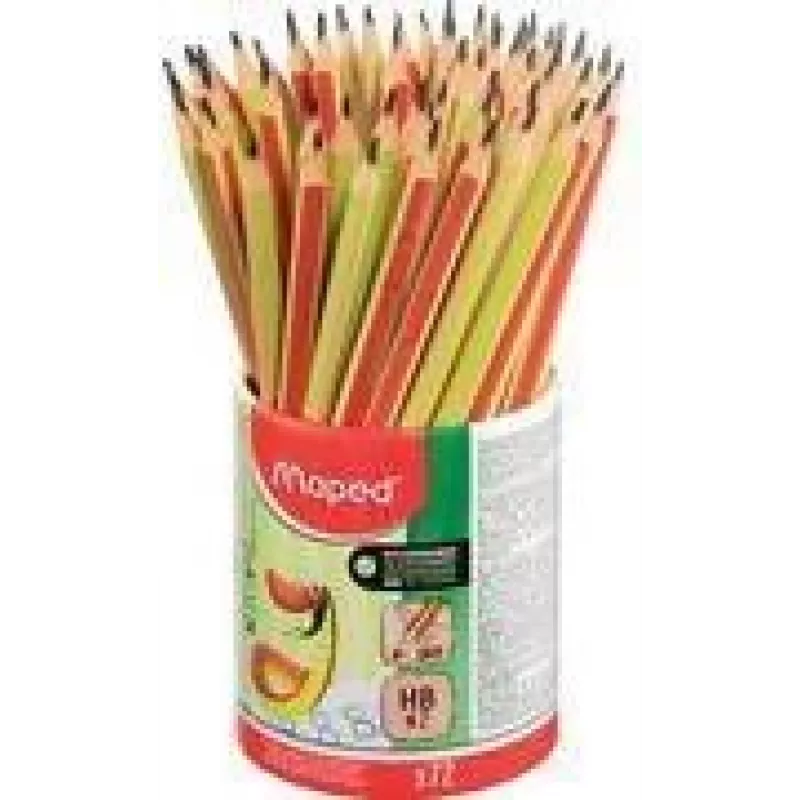 Maped KIDY Learn Lápis triangular HB de aprendizagem, 2,2 mm, estojo de 72 peças (854601)